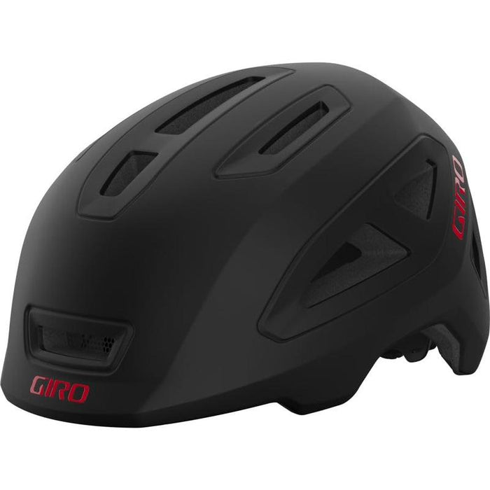 Giro Scamp II Youth Bicycle Helmets Matte Black/Red X-Small -Open Box (Without Box)