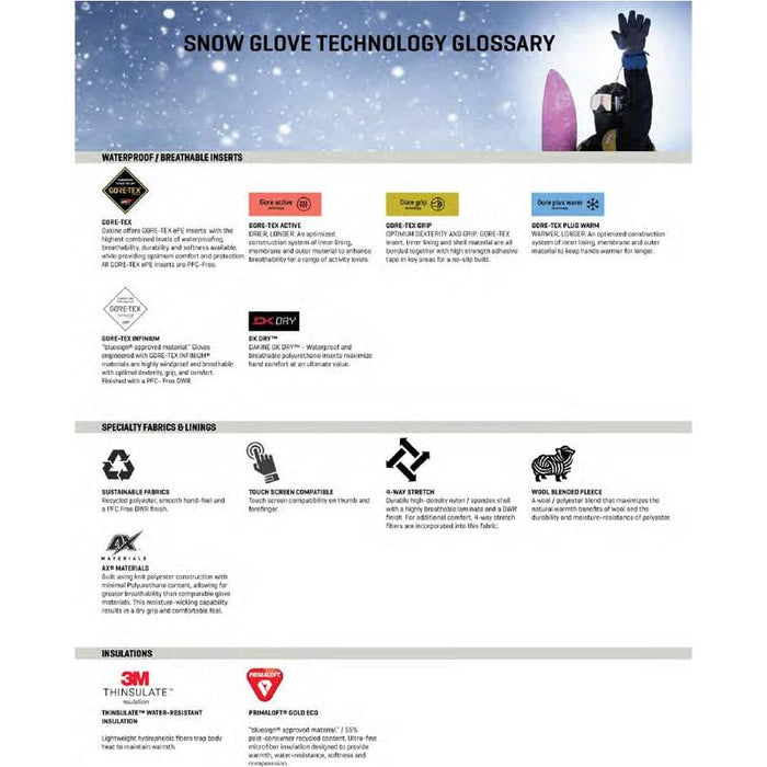 Dakine Youth Avenger Gore-Tex Snow Gloves