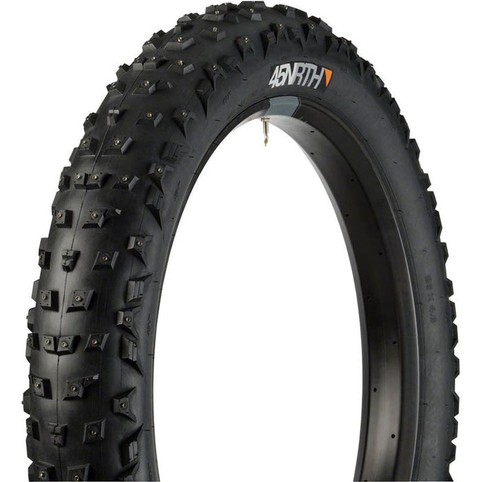 45NRTH Wrathchild Tire - 27.5 x 4.5 Tubeless Folding Black 120 TPI 252 XL Concave Carbide Studs