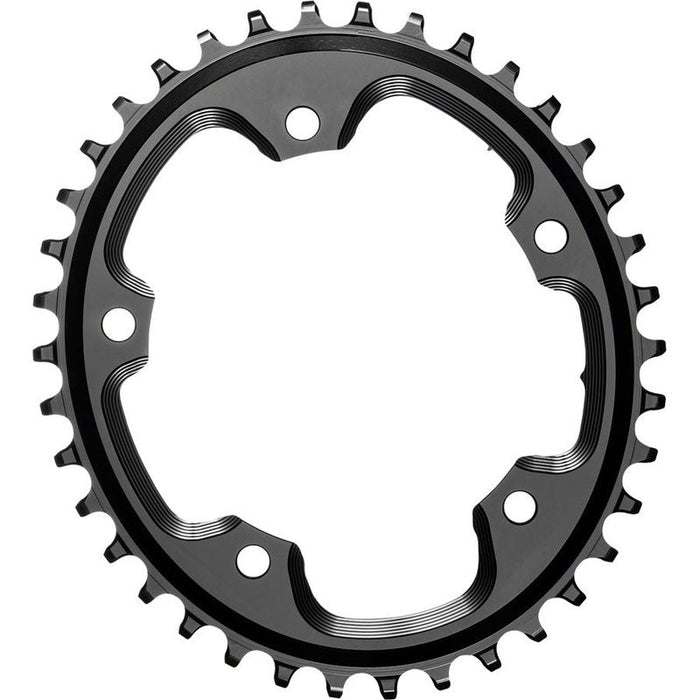 absoluteBLACK Oval 110 BCD CX Chainring - 40t 110 BCD 5-Bolt Narrow-Wide Black