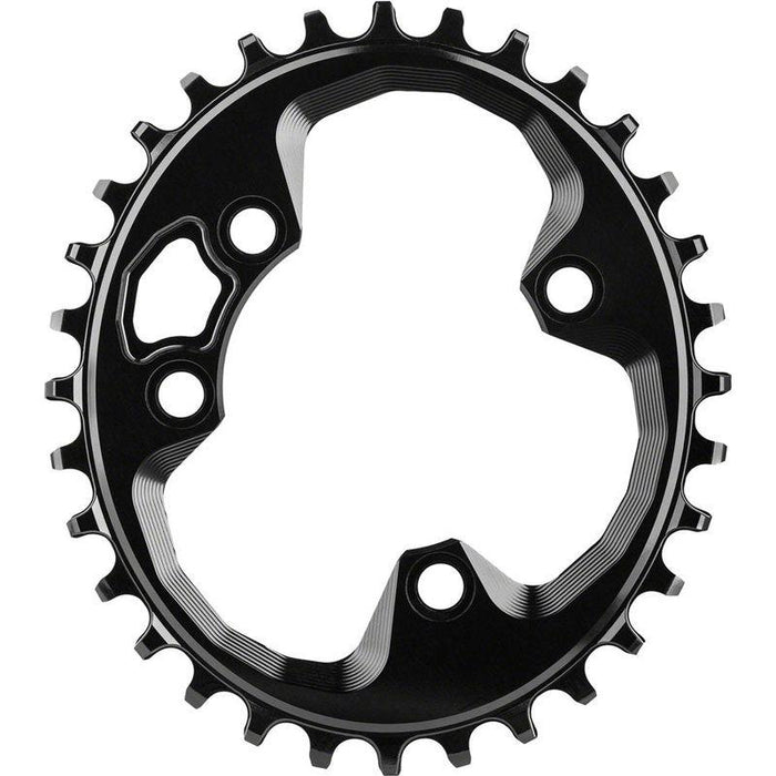 absoluteBLACK Oval 76 BCD Chainring for Rotor - 30t 76 BCD 4-Bolt Narrow-Wide Black