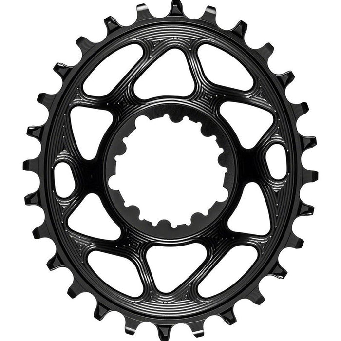 absoluteBLACK Oval Narrow-Wide Direct Mount Chainring - 28t SRAM 3-Bolt Direct Mount 3mm Offset Black