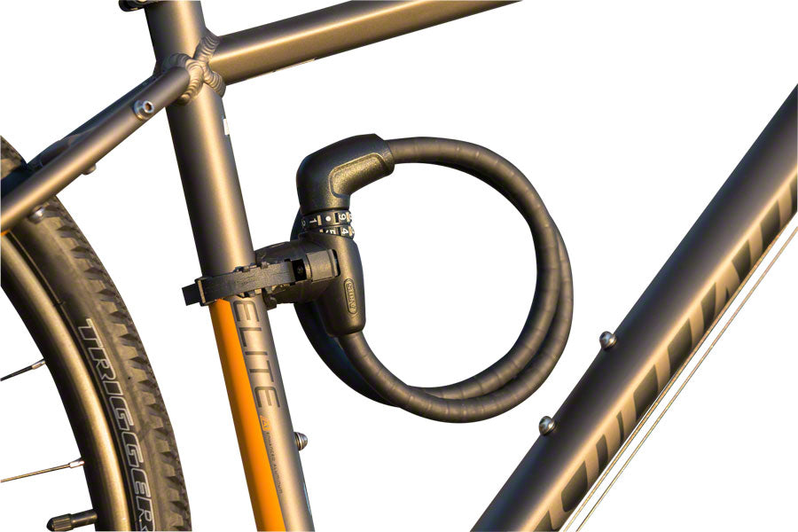 ABUS Tresorflex 6615 Combination Coiled Cable Lock With Mount Bicycle Cable Locks