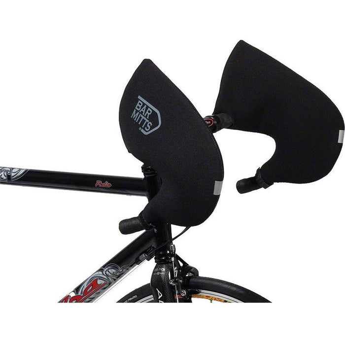 Bar Mitts Road Pogie Handlebar Mittens: Internally Routed Campagnolo/SRAM/Shimano MD Black