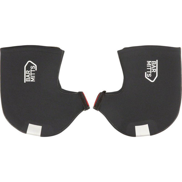 Bar Mitts Road Pogie Handlebar Mittens - Internally Routed Campy/SRAM/Newer Shimano No Zipper XL Black