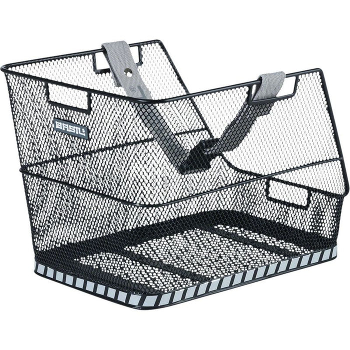 Basil Class Rear Basket - Black