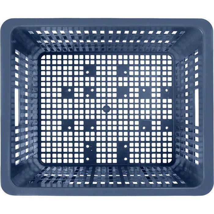 Basil Crate Basket - Medium 29.5L Recycled Plastic Bluestone