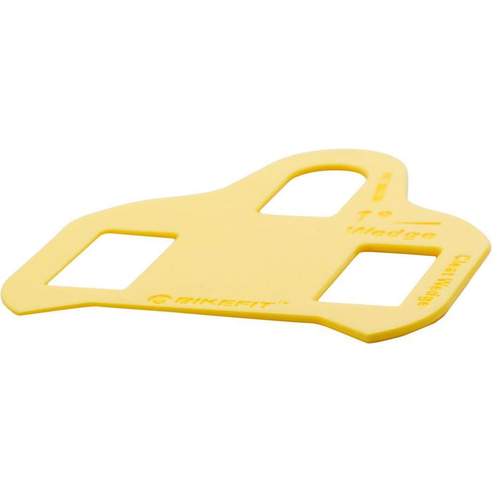 BikeFit Cleat Wedge - Look/Shimano Compatible 3-Hole 1 Degree 8-Pack