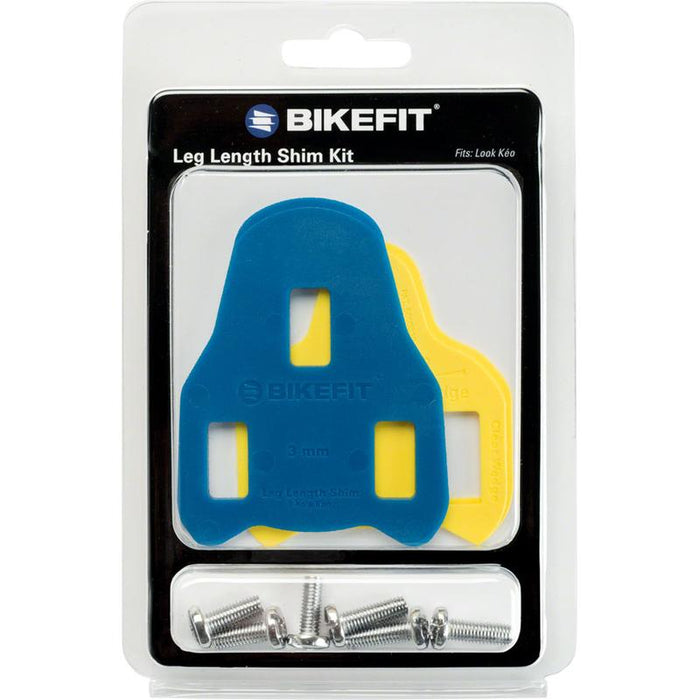 BikeFit Leg Length Shims - Look Keo Compatible 3-Hole 3mm 1-Pack Kit