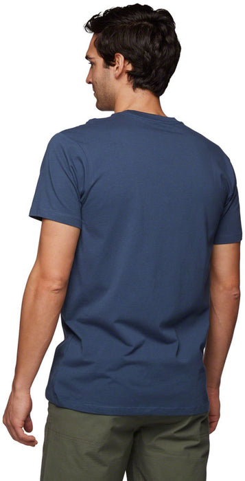 Black Diamond Block Print Mountain Tee Bicycle T-Shirts