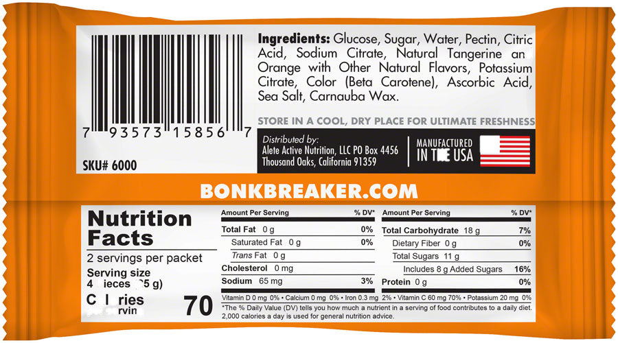 Bonk Breaker Energy Bicycle Nutrition Chews