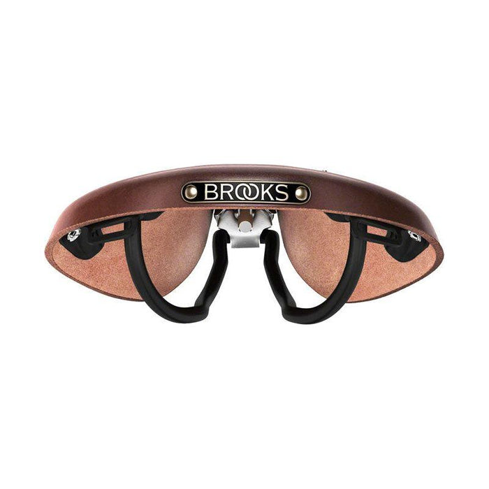 Brooks B17 Short Saddle - Steel Antique Brown Bicycle Saddles