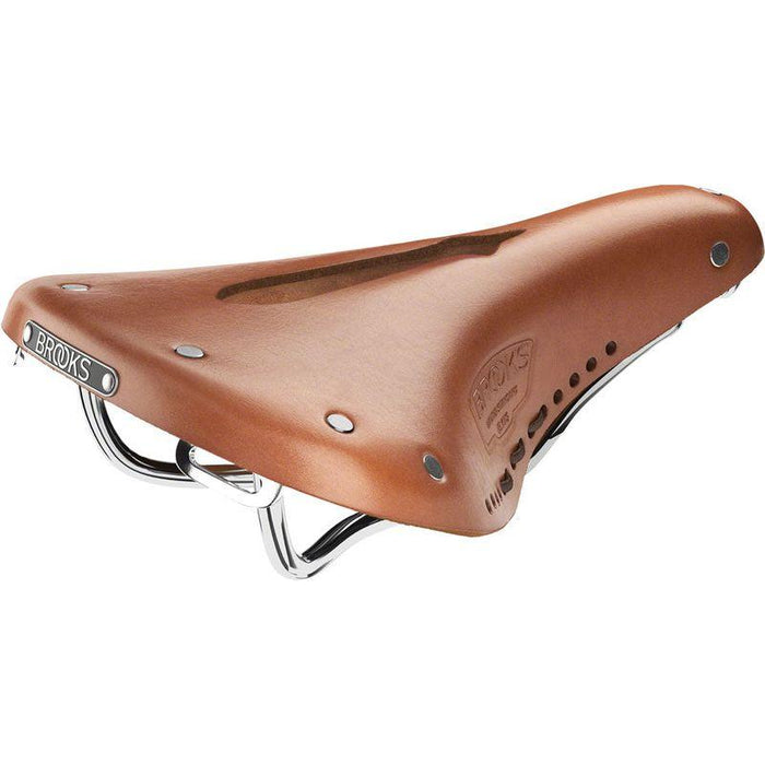 Brooks B17 Carved Steel Classic Leather Bicycle Saddle for Comfort Riding Bicycle Saddles