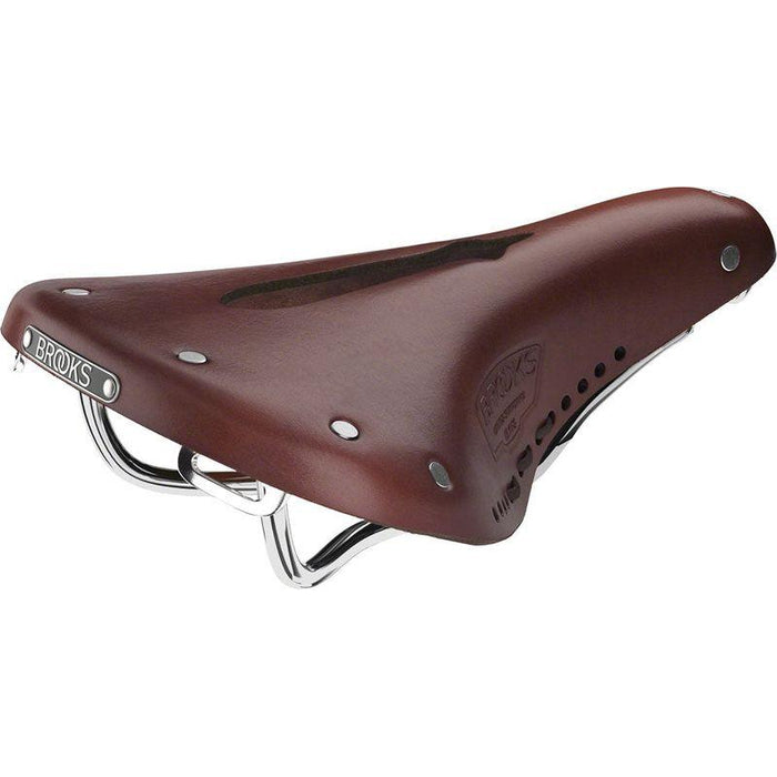 Brooks B17 Carved Steel Classic Leather Bicycle Saddle for Comfort Riding Bicycle Saddles