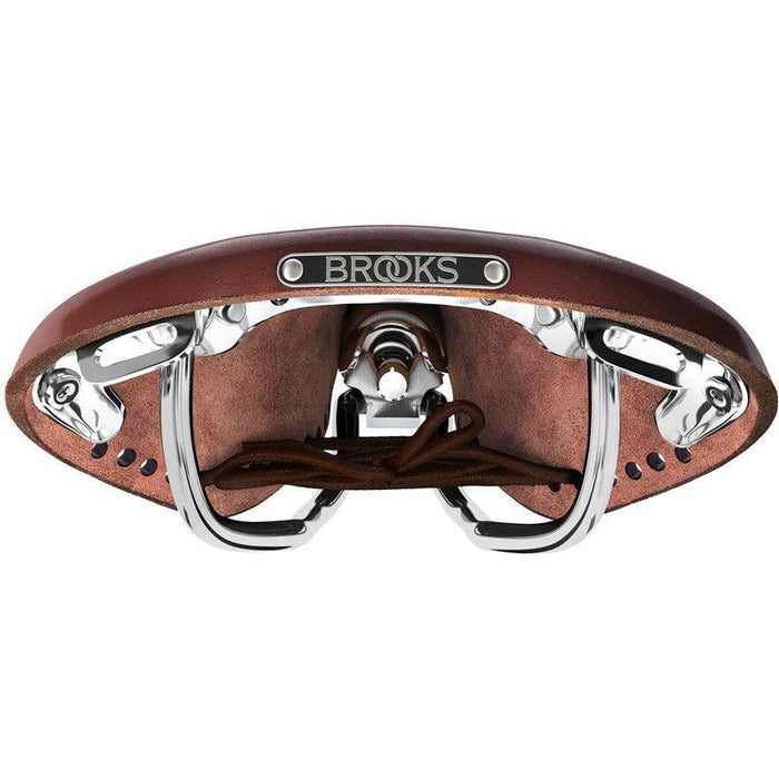 Brooks B17 Carved Steel Classic Leather Bicycle Saddle for Comfort Riding Bicycle Saddles