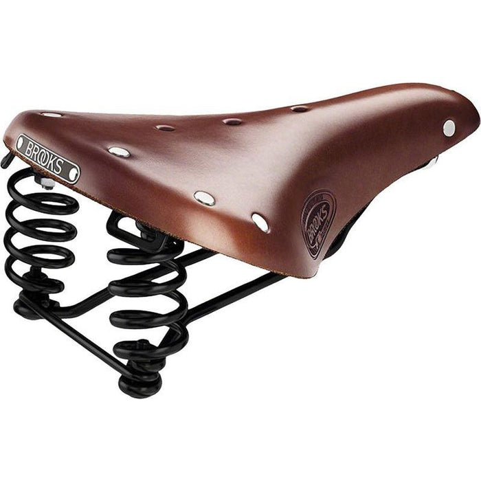 Brooks Flyer Saddle - Classic Touring Bicycle Saddle for Comfortable Long Rides Bicycle Saddles