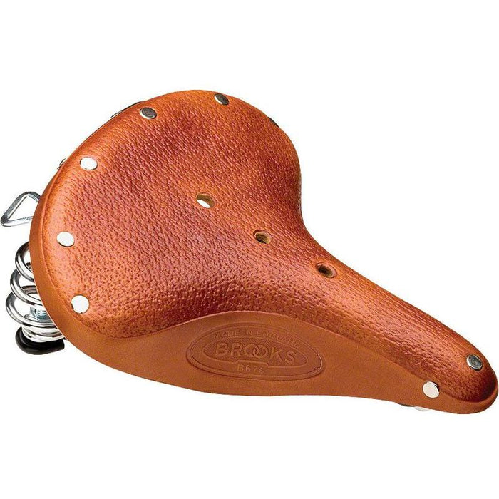 Brooks B67 Saddle - Classic Leather Bicycle Saddle for Urban & Touring Use Bicycle Saddles