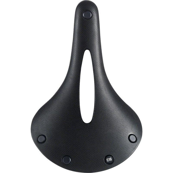 Brooks C19 Carved All-Weather Saddle for Classic Cycling Comfort and Touring Bicycle Saddles
