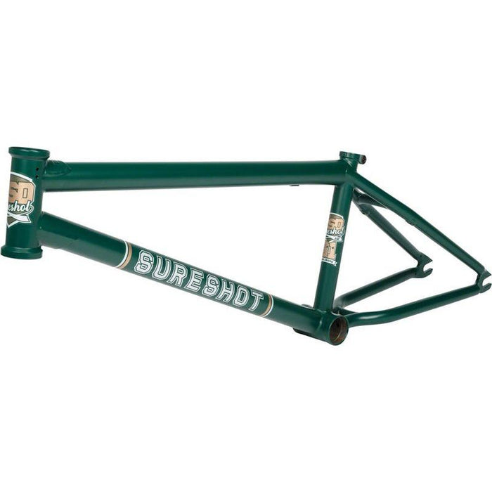 BSD Sureshot BMX Frame - 20.7 TT Green Bicycle Frames
