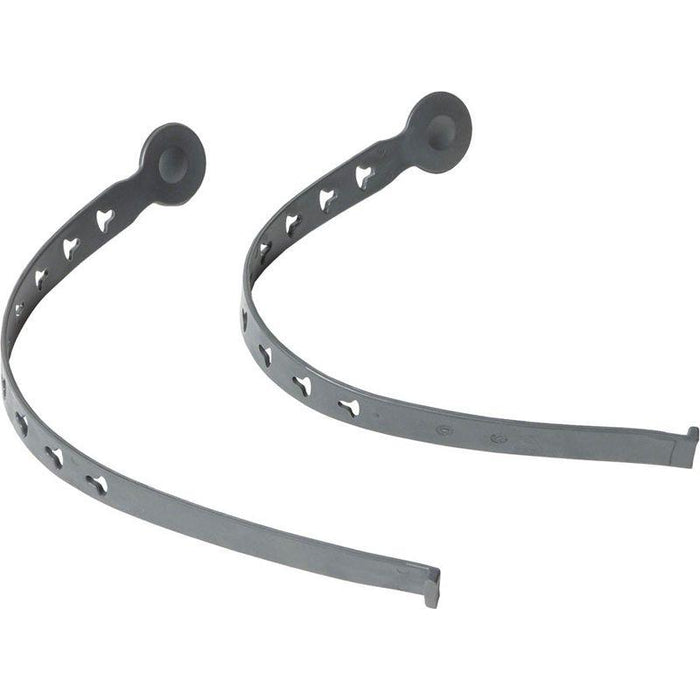 Burley Foot Strap Set - Gray Bicycle Stroller Accessories