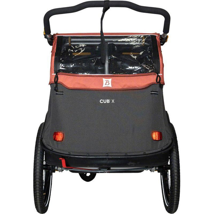 Burley Cub X Child Trailer - Double Sandstone Red Bicycle Trailers
