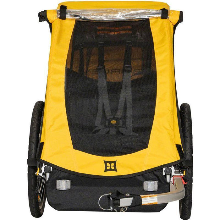 Burley Bee Child Trailer – Lightweight Foldable Bike & Stroller Carrier for Kids Bicycle Trailers