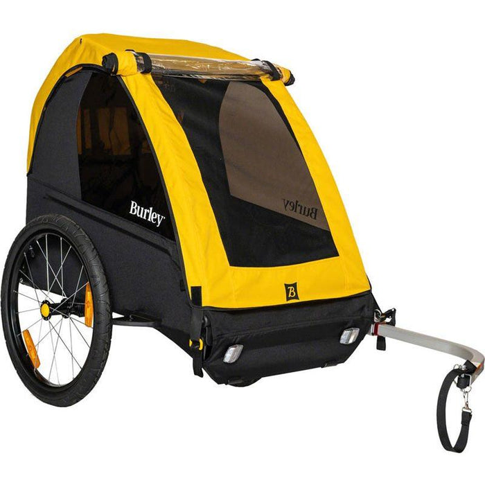 Burley Bee Child Trailer – Lightweight Foldable Bike & Stroller Carrier for Kids Bicycle Trailers