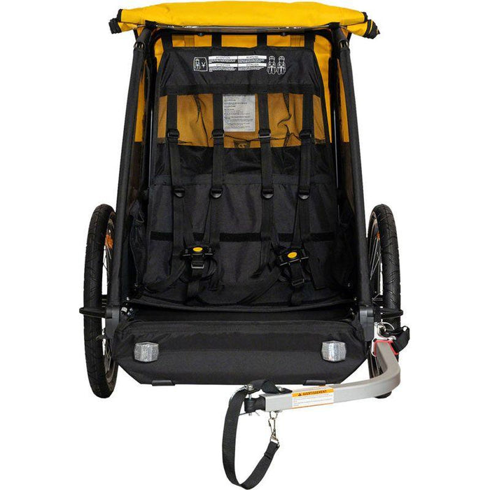 Burley Bee Child Trailer – Lightweight Foldable Bike & Stroller Carrier for Kids Bicycle Trailers