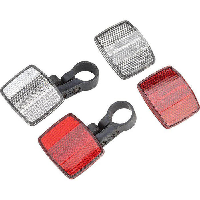 Burley Reflectors and Brackets Kit: Universal Bicycle Reflectors