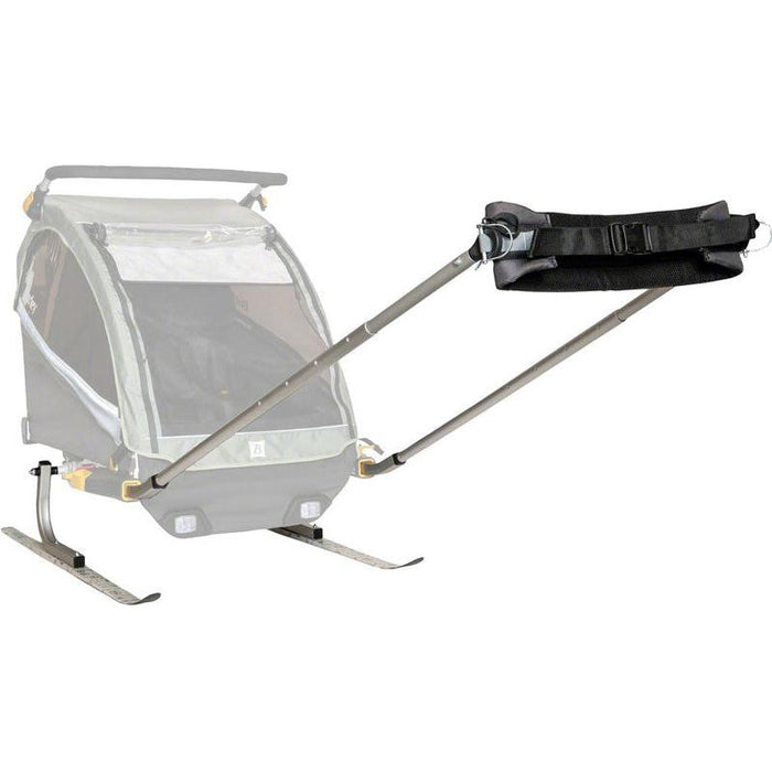 Burley Ski Kit - Arctic White Bicycle Stroller Accessories