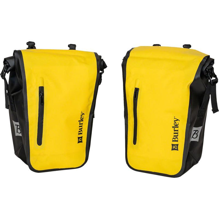 Burley Coho Pannier Set - 22L/Pair Yellow Bicycle Stroller Accessories