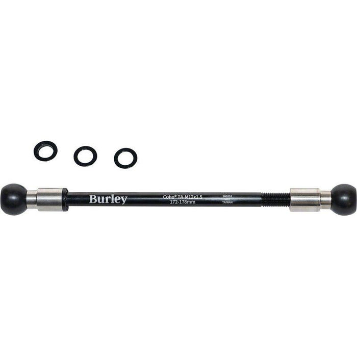 Burley Coho Thru-Axle Hitch Adapter for Bike Trailers and Thru-Axle Wheels Bicycle Thru Axles