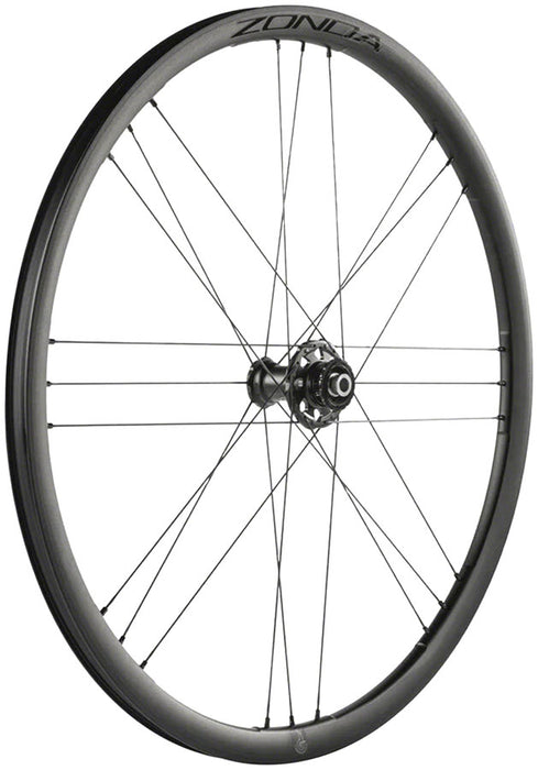 Campagnolo Zonda GT Front Wheel - 700c 12 x 100mm Center-Lock 2-Way Fit Black Bicycle Wheels