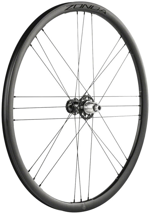 Campagnolo Zonda GT Rear Wheel - 700c 12 x 142mm Center-Lock N3W 2-Way Fit Black Bicycle Wheels