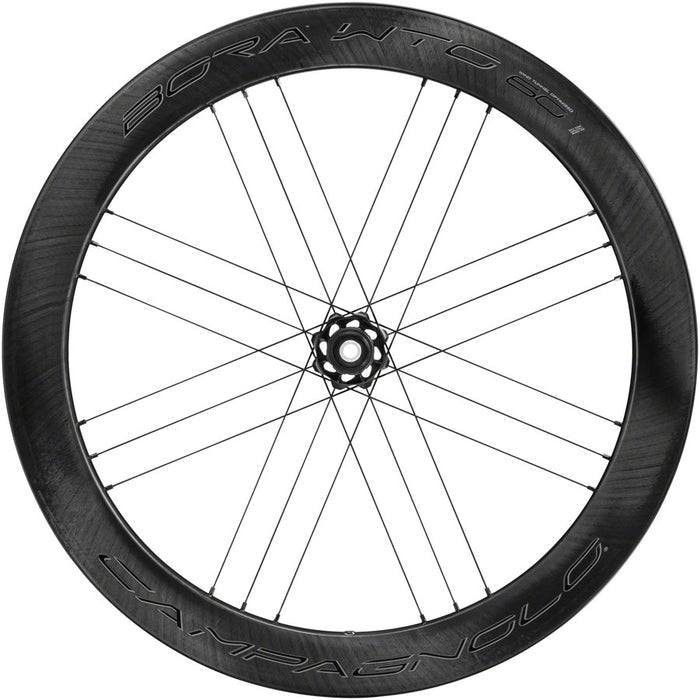 Campagnolo Bora WTO 60 Front Wheel - 700 12 x 100mm Center-Lock Dark Label Bicycle Wheels