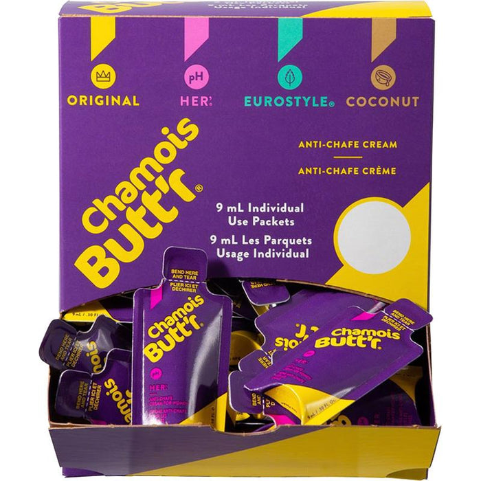 Chamois Butt'r Her': 0.3oz Packet POP Box of 75