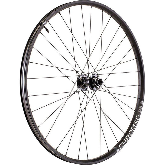 Chromag BA30 Front Wheel - 27.5 15 x 110mm 6-Bolt Black