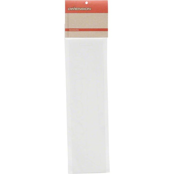 Dimension Chainstay Protector and Frame Dots - Clear Bicycle Frame Protector