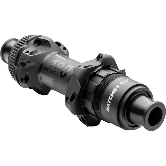 DT Swiss 180 EXP Rear Hub - 12 x 142mm Center-Lock XDR Black 24H Straight Pull 36pt