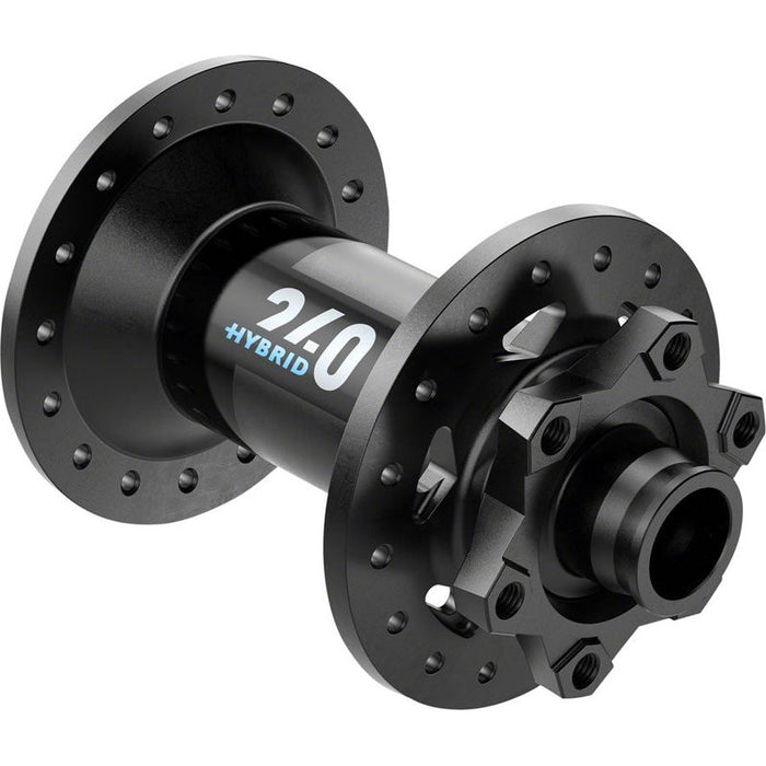 DT Swiss 240 Hybrid Front Hub - 15 x 110mm 6-Bolt Black 32H