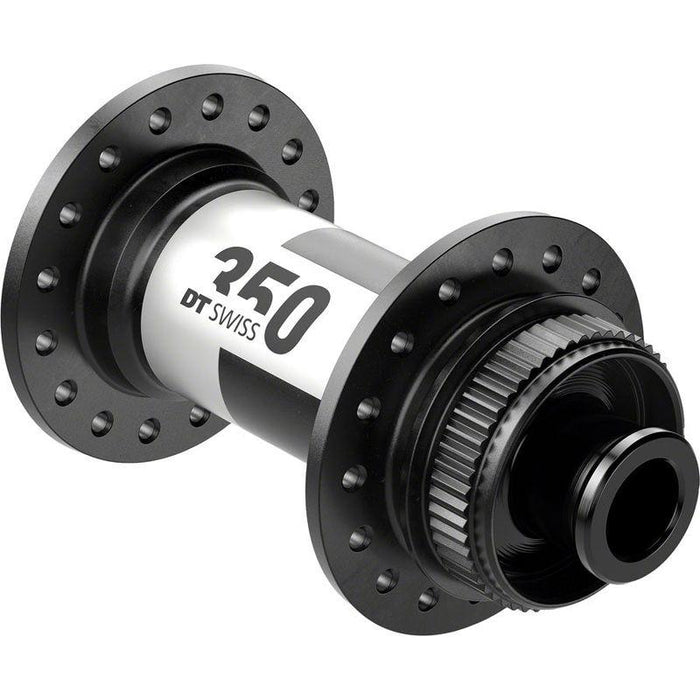 DT Swiss 350 Front Hub - 12 x 100mm Center-Lock Black 24H