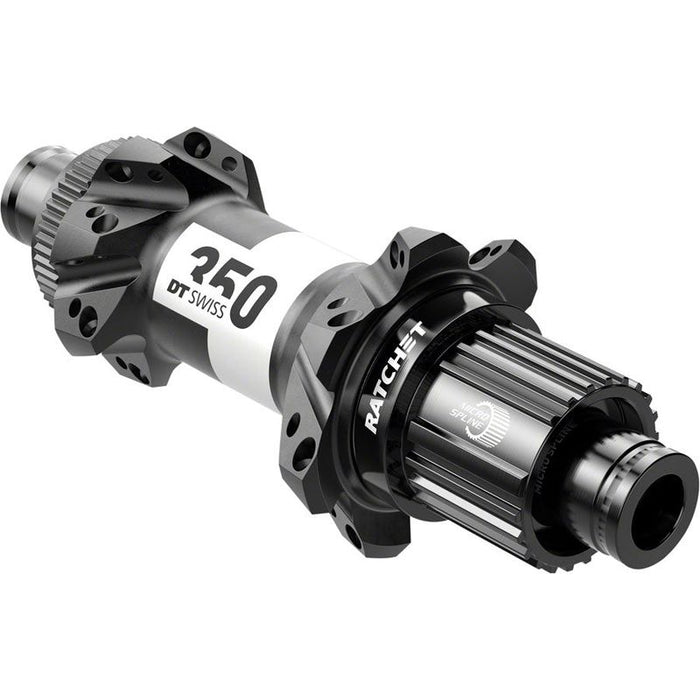 DT Swiss 350 Rear Hub - 12 x 148mm Center-Lock Micro Spline Black 28H Straight Pull 36pt