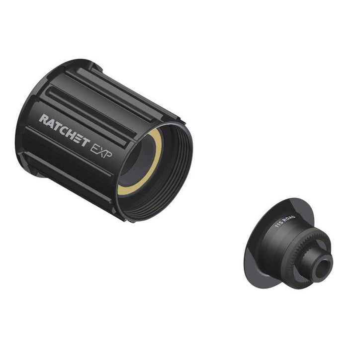 DT Swiss Ratchet EXP Freehub Body - Shimano HG 11 Road Light S Aluminum Ceramic Bearing QR x 130/135 mm Kit w/ End Cap