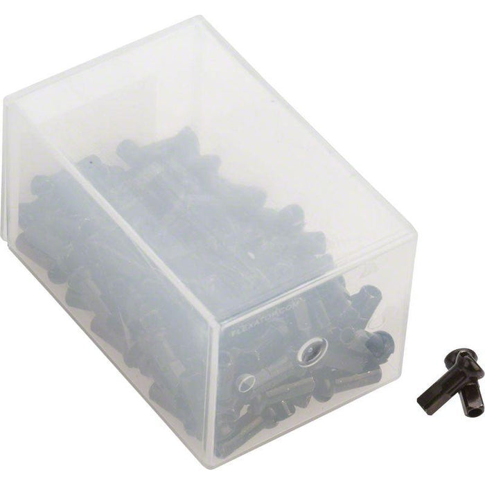 DT Swiss Pro Head Brass Nipples: 2.0 x 12mm Black Box of 100