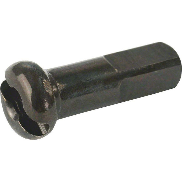 DT Swiss Pro Lock Spoke Nipples - Brass 2.0 x 12mm Black Box of 100