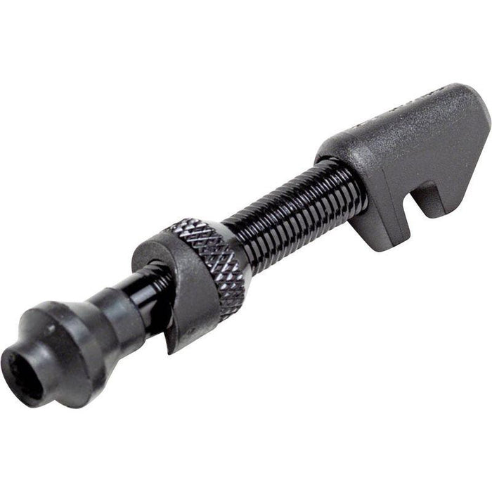 DT Swiss Aluminum Tubeless Valve - MTB or Road 18-25mm Asymmetric Rim Black Single