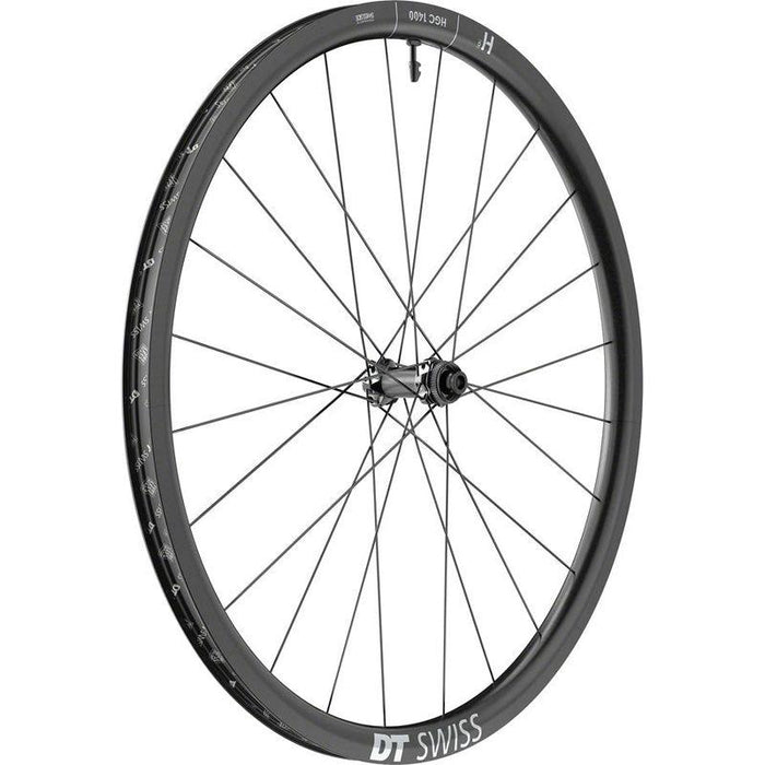 DT Swiss HGC 1400 Spline 30 Front Wheel - 700c 12 x 100mm Center-Lock Black