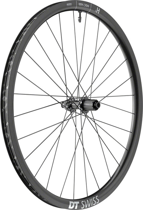 DT Swiss HGC 1400 Spline 30 Rear Wheel - 700c 12 x 148mm Center-Lock HG 11 Road Ratchet EXP OS 30 Black