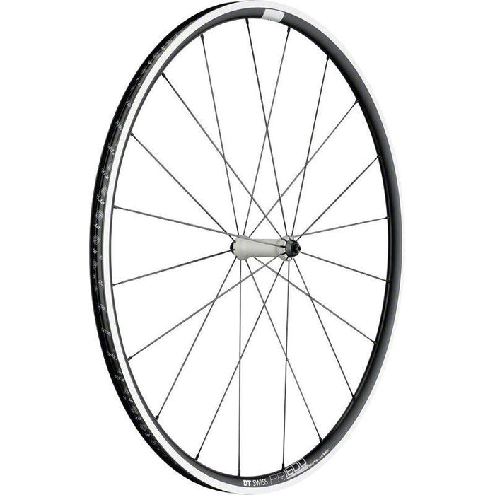 DT Swiss PR 1600 Spline 23 Front Wheel - 700 QR x 100mm Rim Brake Black