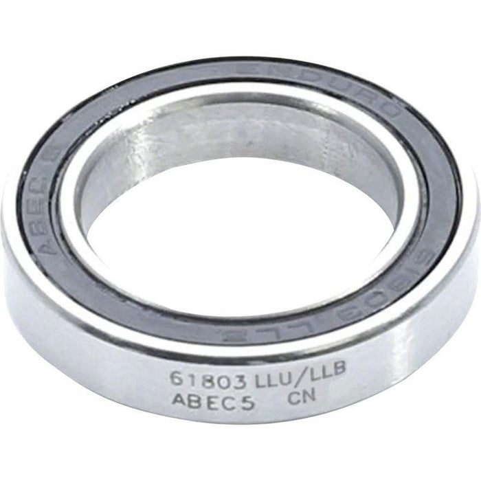 Enduro 61803 LLU/LLB Radial Cartridge Bearing - ABEC-5 CN Clearance 17mm x 26mm x 5mm Bicycle Bearings